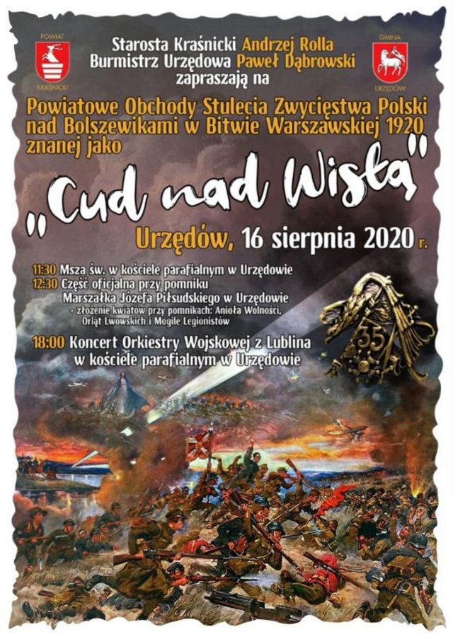 Obchody Stulecia Zwycięstwa Polski nad Bolszewikami w Bitwie Warszawskiej 1920 zwanej jako „Cud nad Wisłą”