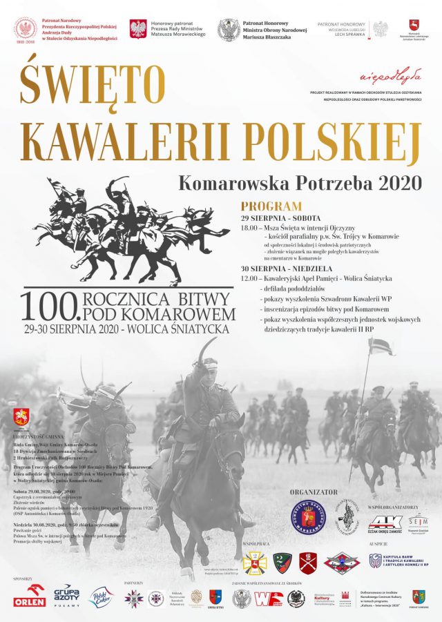 Na 100-lecie bitwy pod Komarowem odbędzie się bardzo duża rekonstrukcja historyczna