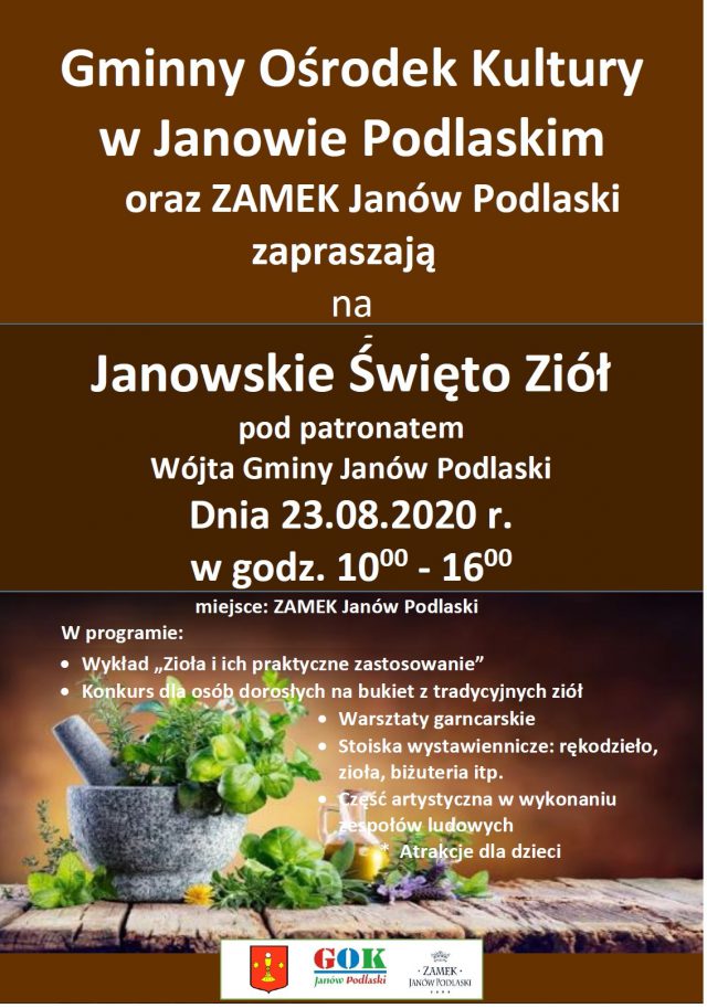 Janowskie Święto Ziół w Zamku w Janowie Podlaskim