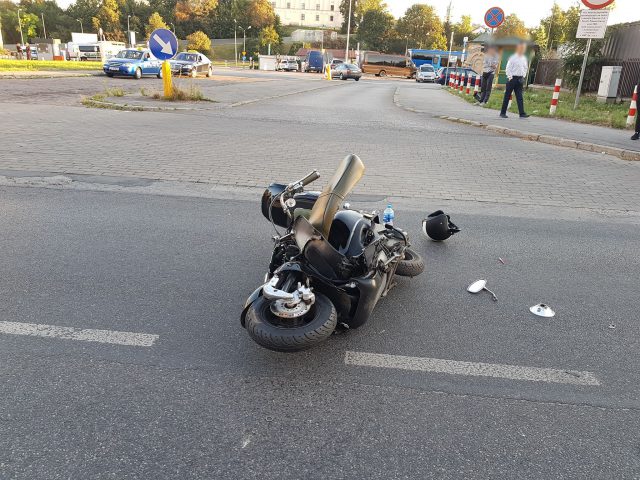 Skręcał w lewo, zajechał drogę skuterzyście. Kolejny wypadek na ulicach Lublina (zdjęcia)
