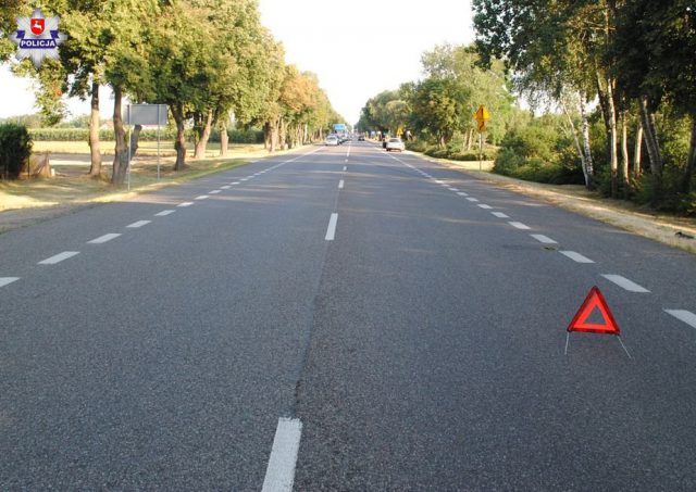 Tragiczny wypadek na drodze krajowej nr 19. Nie żyje rowerzysta (zdjęcia)