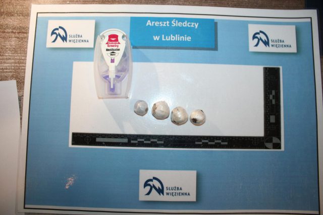 Niedozwolone substancje przechwycone przez funkcjonariuszy Aresztu Śledczego w Lublinie (zdjęcia)