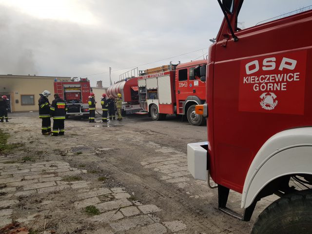 W pożarze zakładu koło Lublina zginął mężczyzna, są też osoby ranne. Strażacy wciąż walczą z ogniem (zdjęcia, wideo)