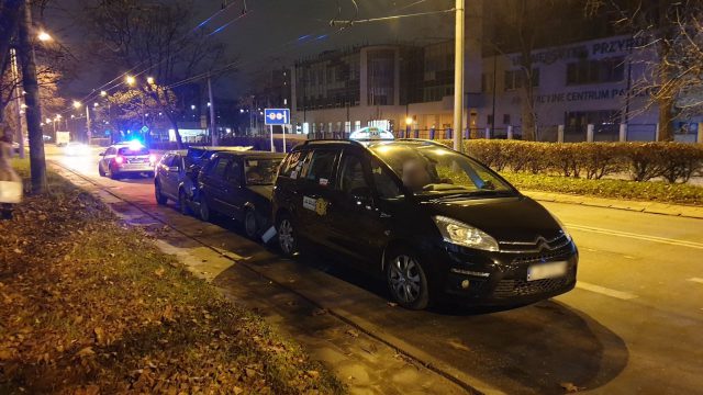 Zderzenie trzech aut w Lublinie. Na szczęście nikt nie ucierpiał (zdjęcia)