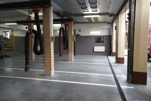 Zakończyła się modernizacja garażu w Komendzie Powiatowej PSP we Włodawie (zdjęcia)