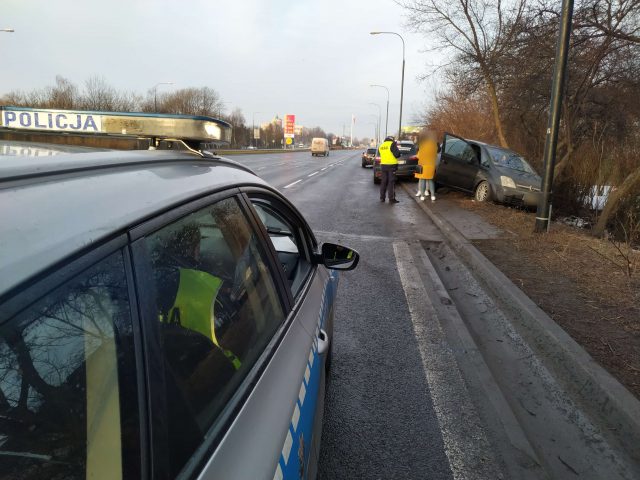 Opel uderzył w drzewo, kierująca trafiła do szpitala (zdjęcia)
