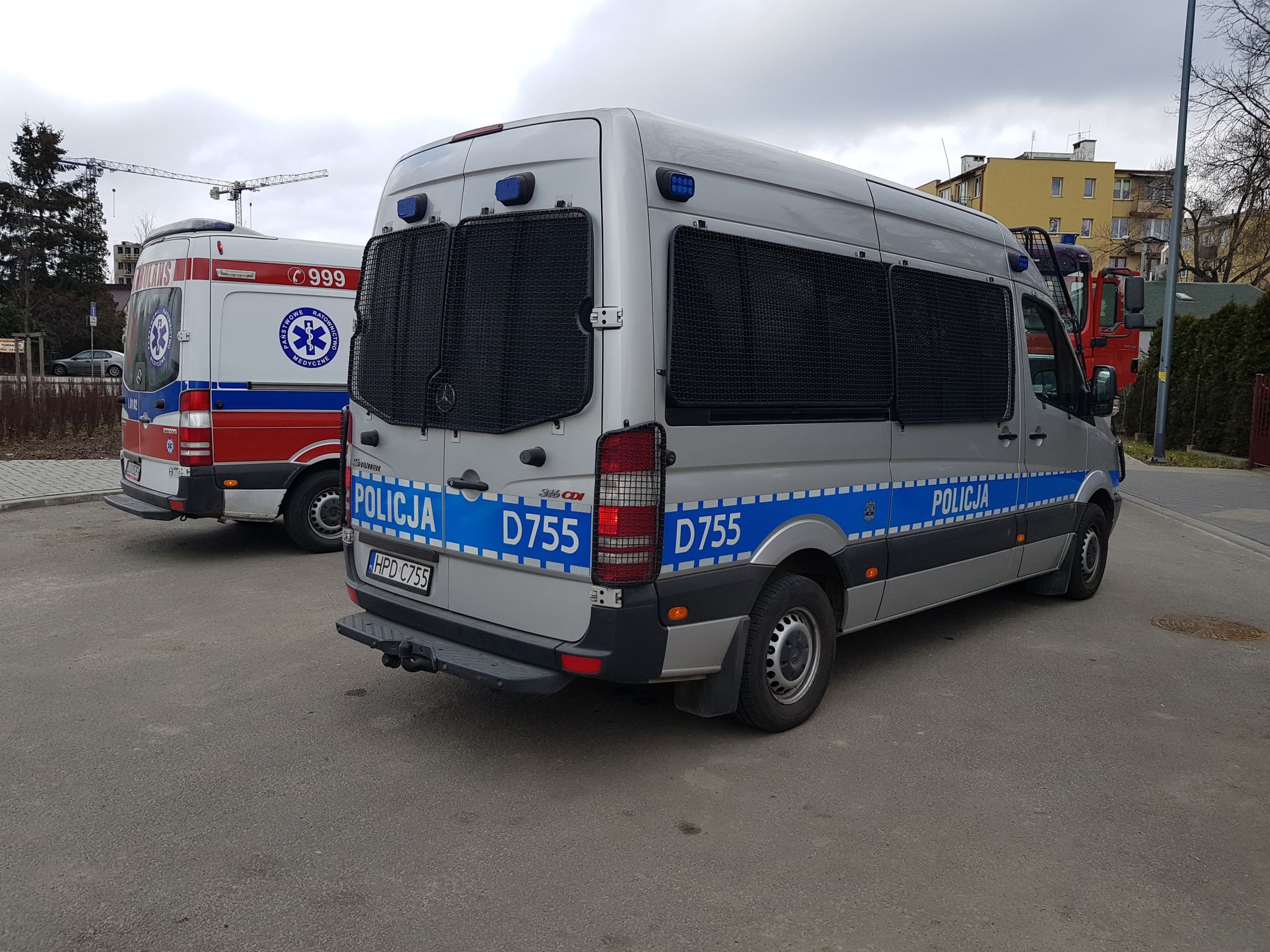 Tragiczny w skutkach pożar w Lublinie. Życia mężczyzny nie udało się uratować (zdjęcia)