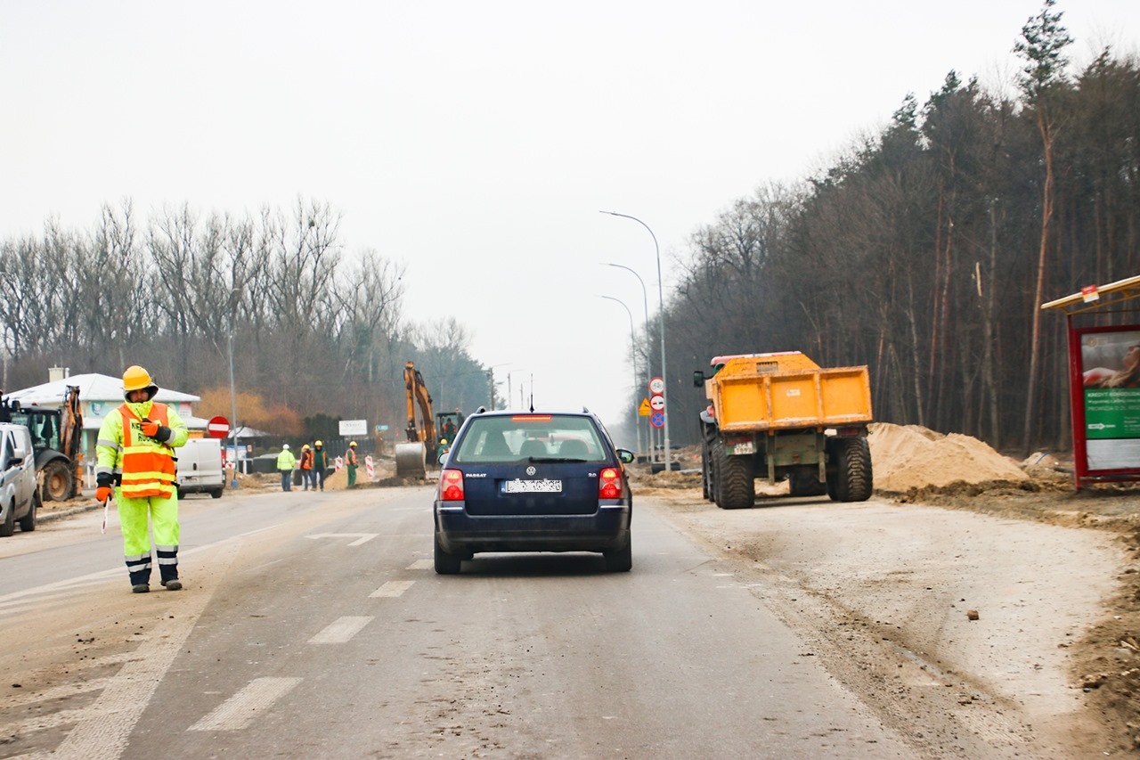 Na 4 miesiące zamkną w Kraśniku główną ulicę. Trwa budowa tzw. obwodnicy północnej (zdjęcia)