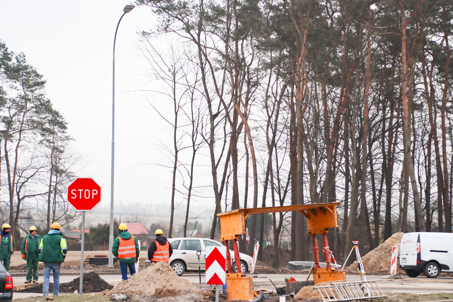 Na 4 miesiące zamkną w Kraśniku główną ulicę. Trwa budowa tzw. obwodnicy północnej (zdjęcia)