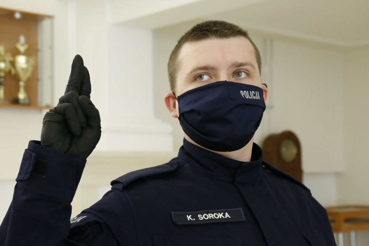 Nowi funkcjonariusze w lubelskim garnizonie policji (zdjęcia)