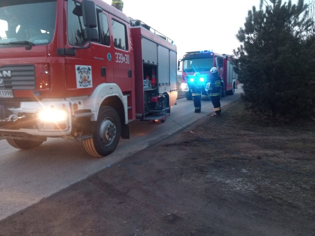 Pożar budynku mieszkalnego w Rudce Kozłowieckiej. Mieszkańcy i sąsiedzi ruszyli do gaszenia dobytku (zdjęcia)