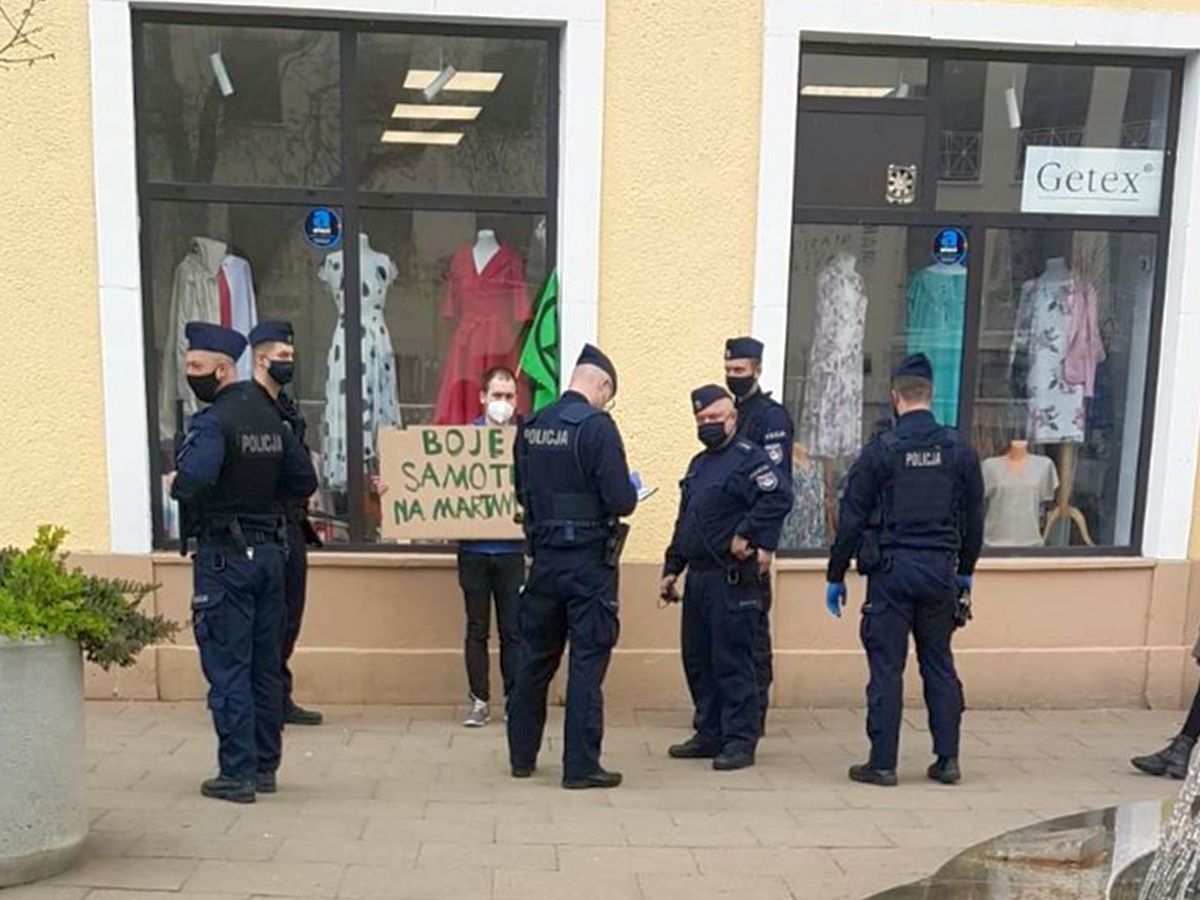 Nietypowe protesty na lubelskich ulicach. To część ogólnopolskiej akcji (zdjęcia)