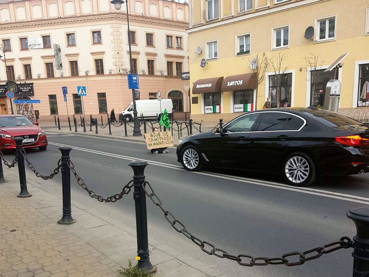 Nietypowe protesty na lubelskich ulicach. To część ogólnopolskiej akcji (zdjęcia)