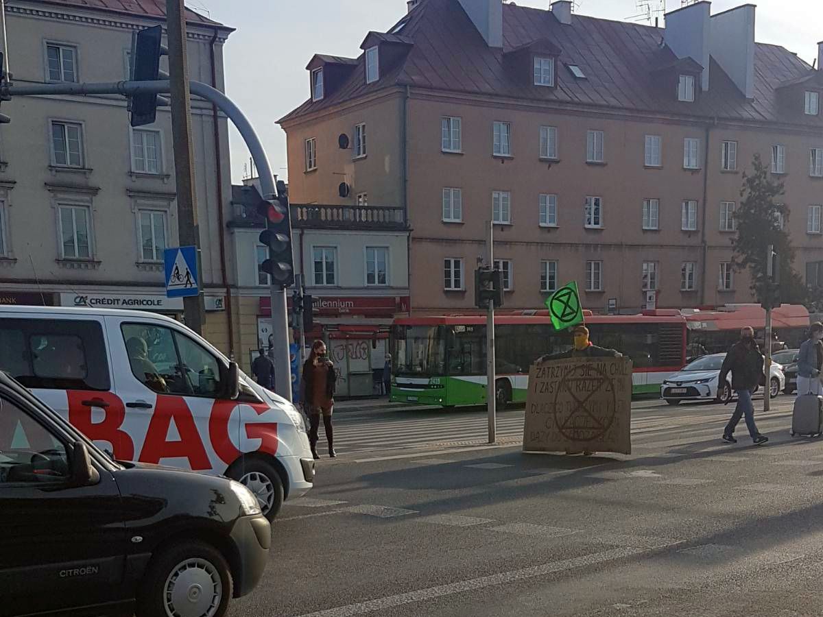 Nietypowe protesty na lubelskich ulicach. To część ogólnopolskiej akcji (zdjęcia)