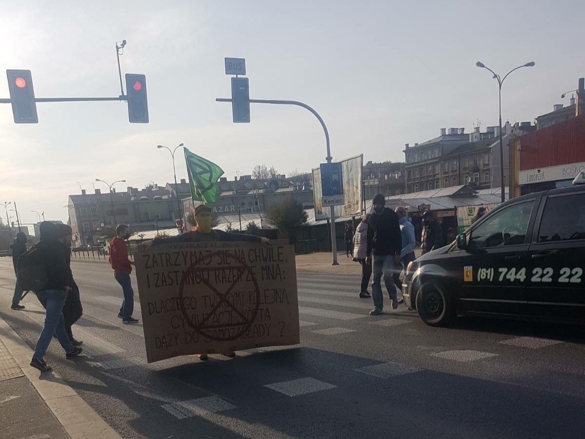 Nietypowe protesty na lubelskich ulicach. To część ogólnopolskiej akcji (zdjęcia)