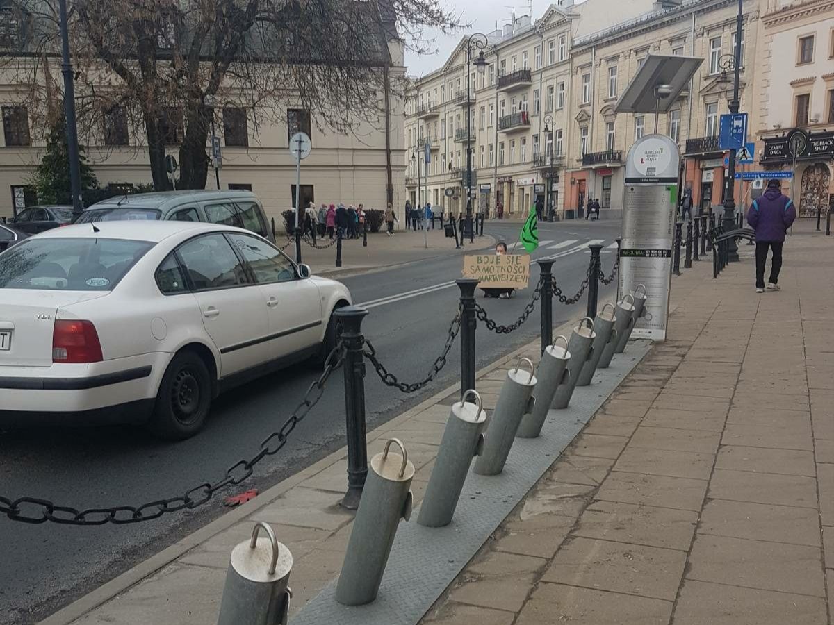 Nietypowe protesty na lubelskich ulicach. To część ogólnopolskiej akcji (zdjęcia)