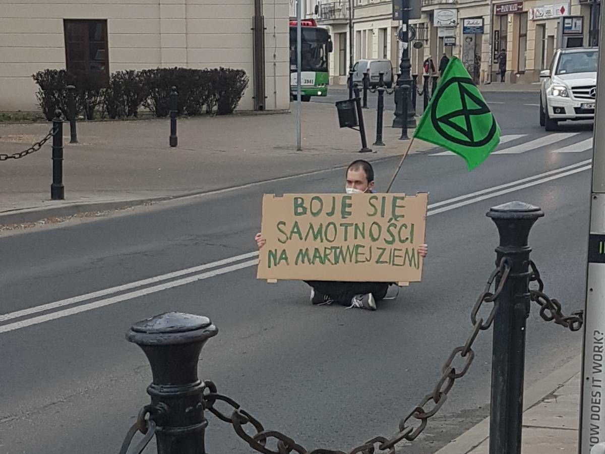 Nietypowe protesty na lubelskich ulicach. To część ogólnopolskiej akcji (zdjęcia)