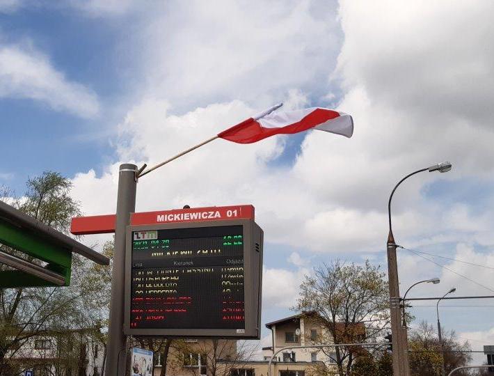 Zarząd Transportu Miejskiego przyłączył się do obchodów Dnia Flagi Rzeczypospolitej Polskiej (zdjęcia)