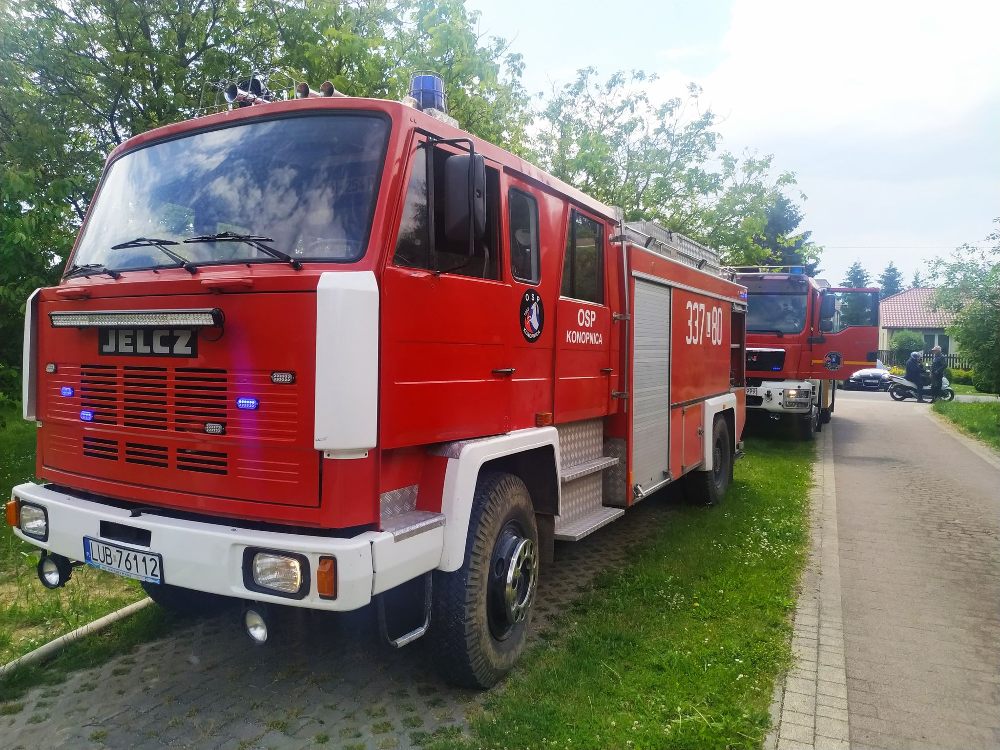 Chciał pozbyć się chwastów, tuje sąsiada stanęły w płomieniach (zdjęcia)