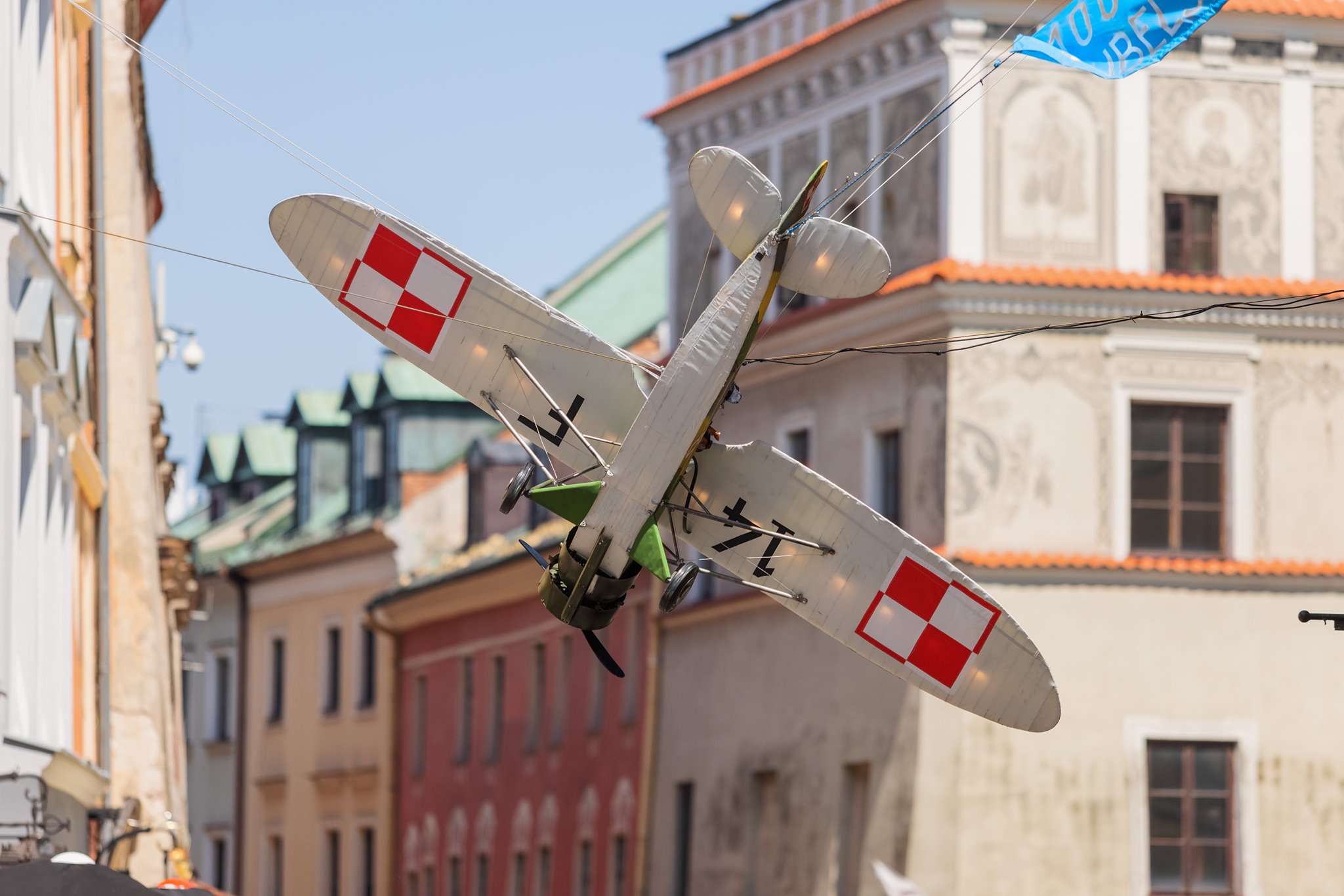 Na Starym Mieście w Lublinie pojawił się samolot. Mija sto lat od ważnego wydarzenia (zdjęcia)