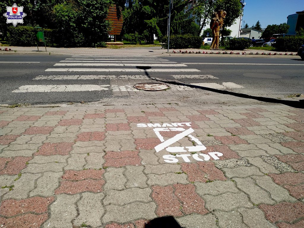 Przed przejściami dla pieszych w Krasnymstawie pojawiły się specjalne znaki (zdjęcia)