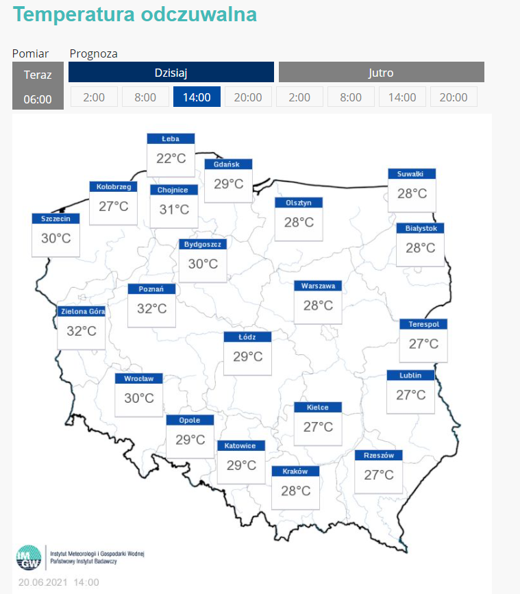 Sobota najgorętszym dniem od początku roku. W kraju odnotowano 35,8°C