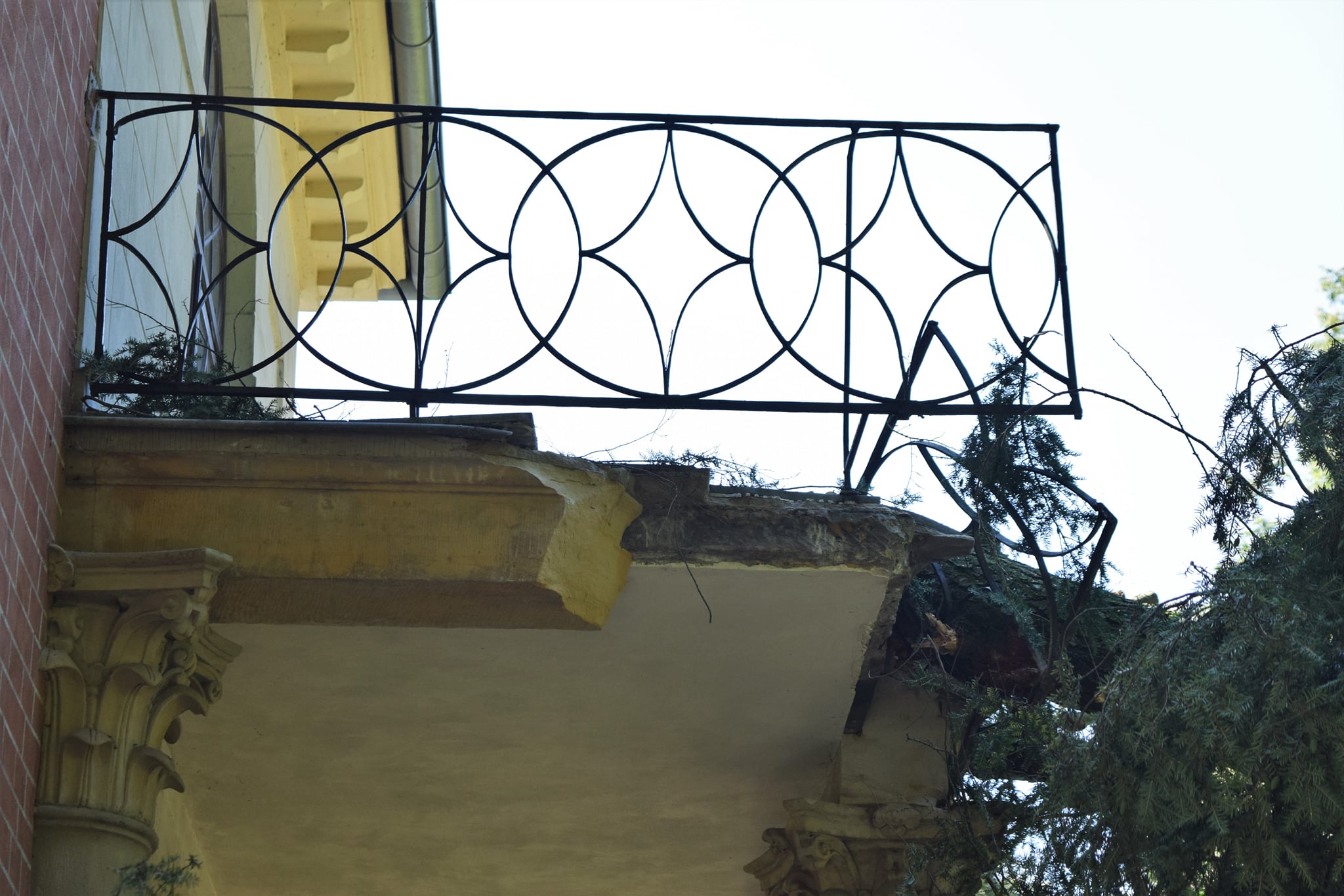 Jeden z najcenniejszych zabytków w Puławach uszkodzony. Na budynek burza przewróciła drzewo (zdjęcia)