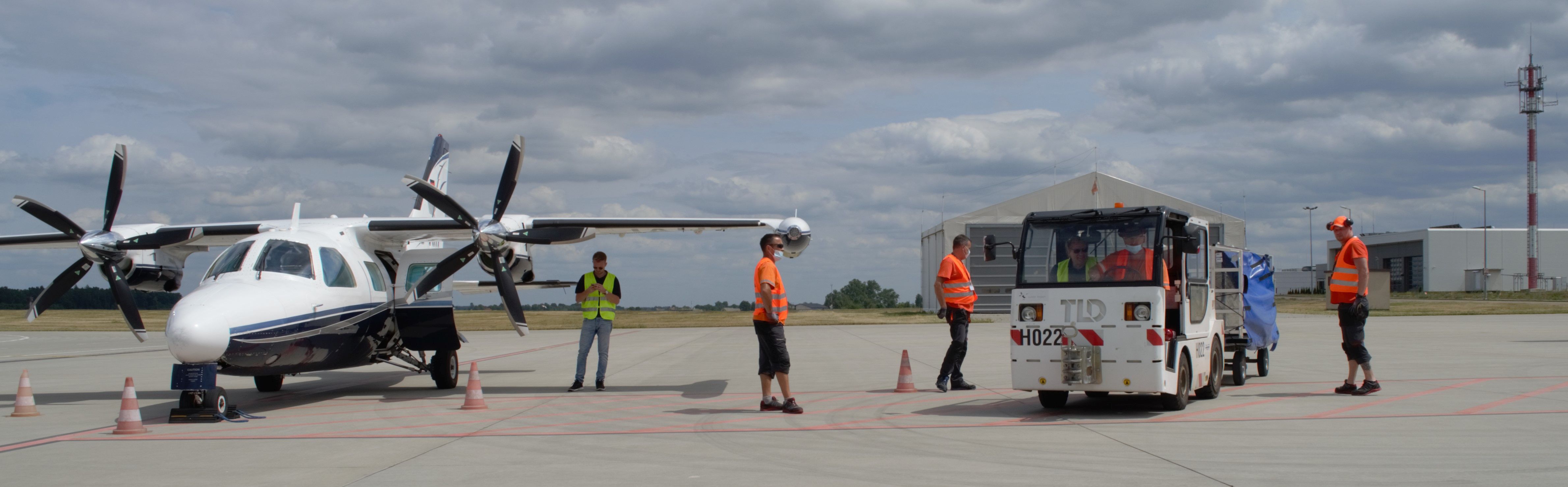 Klub Odpowiedzialnego Biznesu i kolejna operacja cargo w Porcie Lotniczym Lublin (zdjęcia)