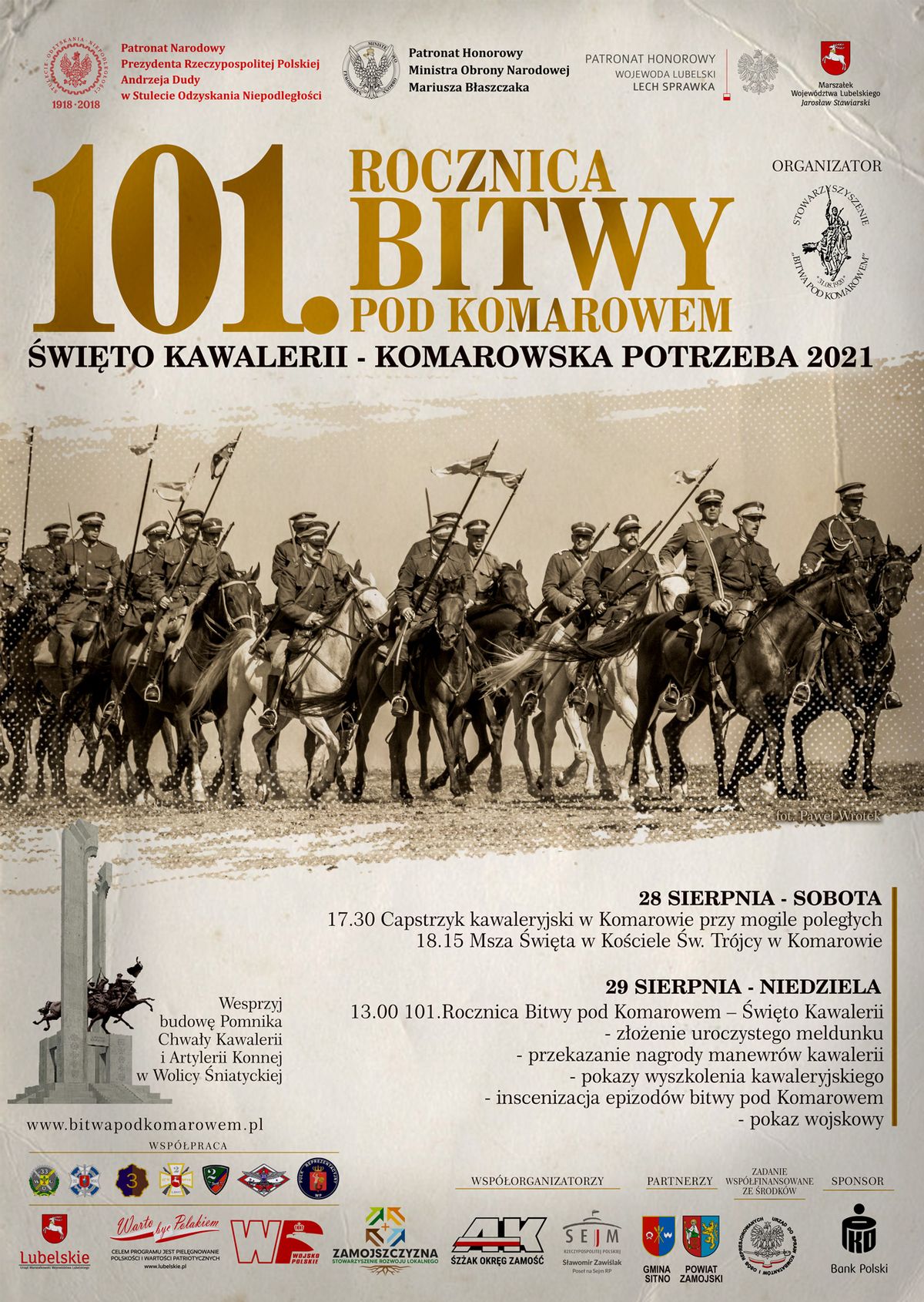 Zbliża się Święto Kawalerii Polskiej. Odtworzą epizody bitwy pod Komarowem