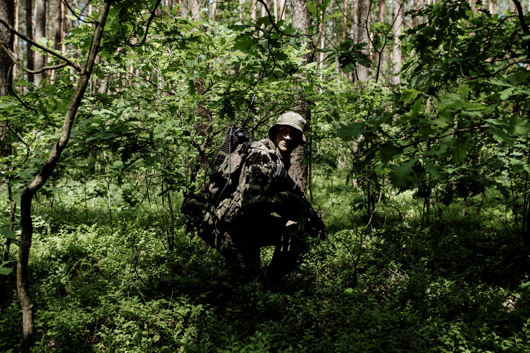 Lubelscy Terytorialsi doskonalą umiejętności bojowe na poligonie. Część ćwiczy w lubelskich lasach (zdjęcia)