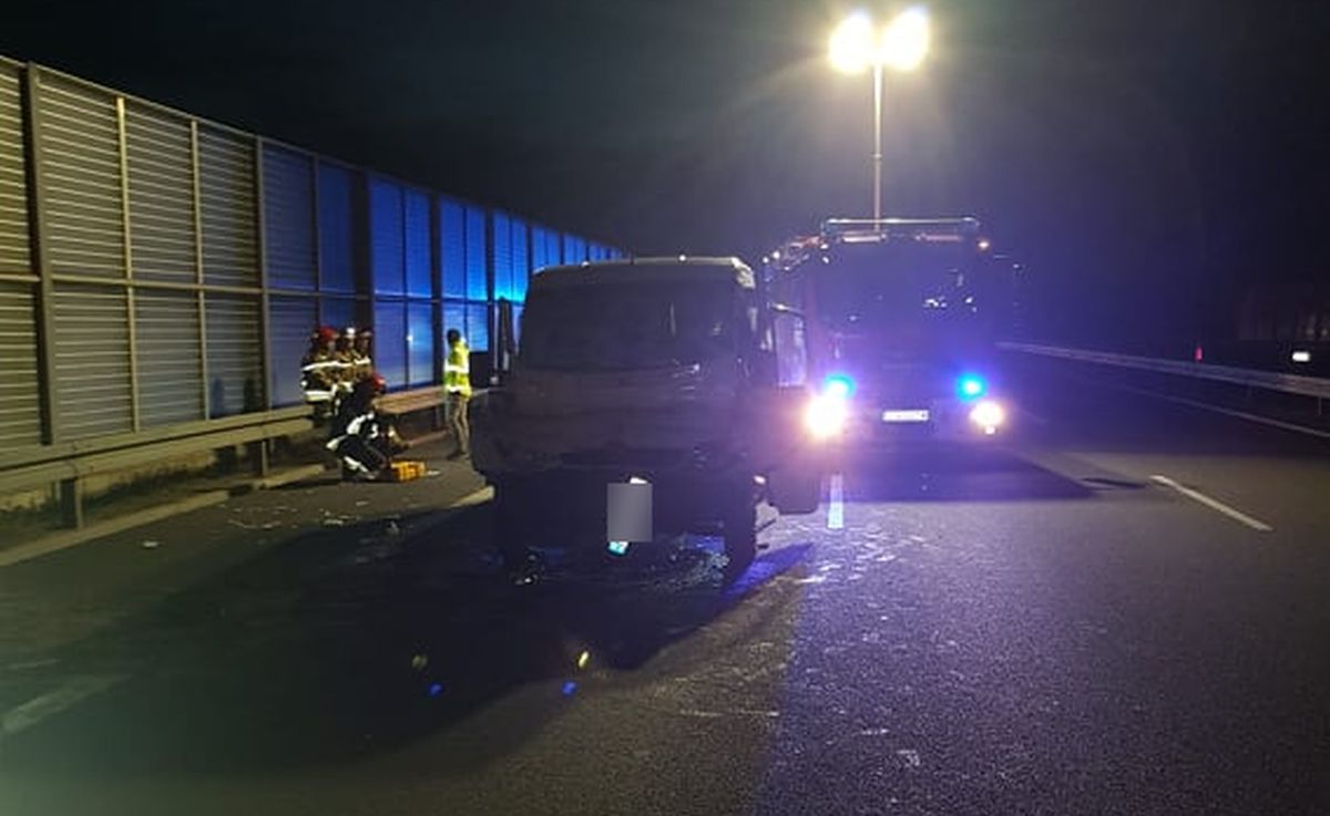 Odnaleziono ciężarówkę, która odjechała z miejsca wypadku. Ucierpiało w nim osiem osób (zdjęcia)
