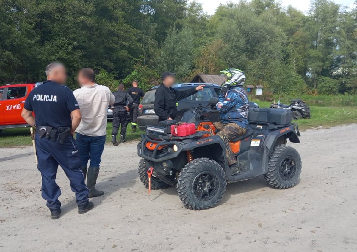 Wyjechał quadem i już nie wrócił. Po poszukiwaniach z udziałem śmigłowca, znaleziono jego zwłoki