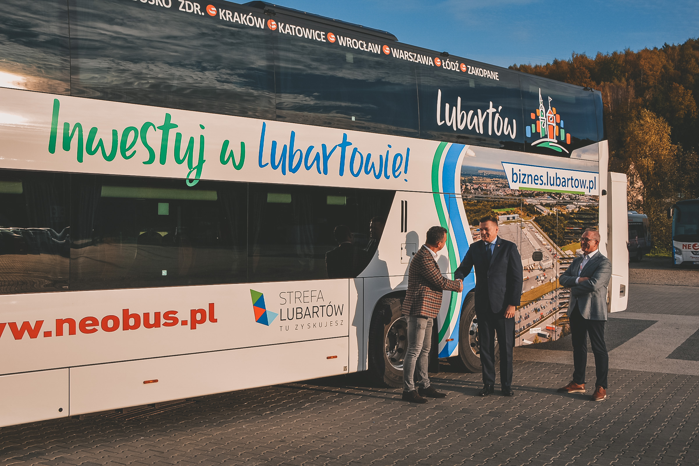 W Polskę ruszył autokar promujący Lubartów (zdjęcia, wideo)