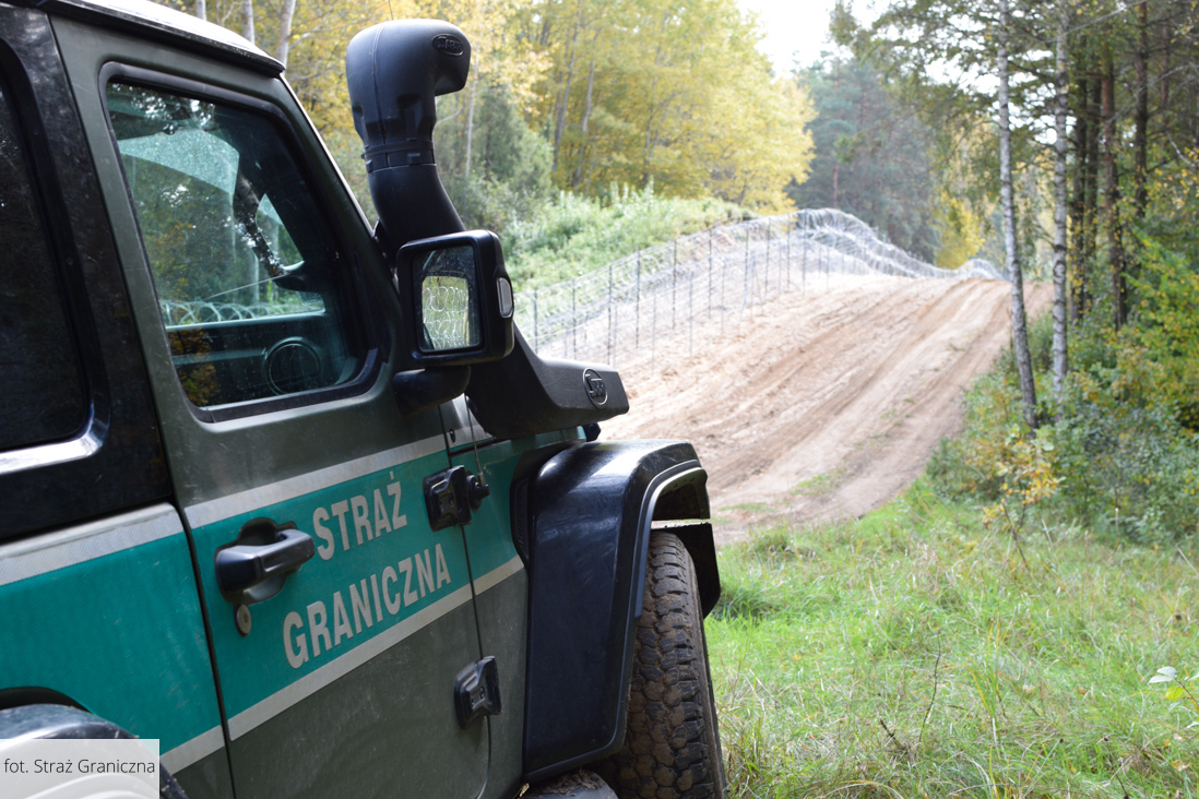 Szef Agencji Frontex z wizytą na granicy polsko-białoruskiej (zdjęcia)