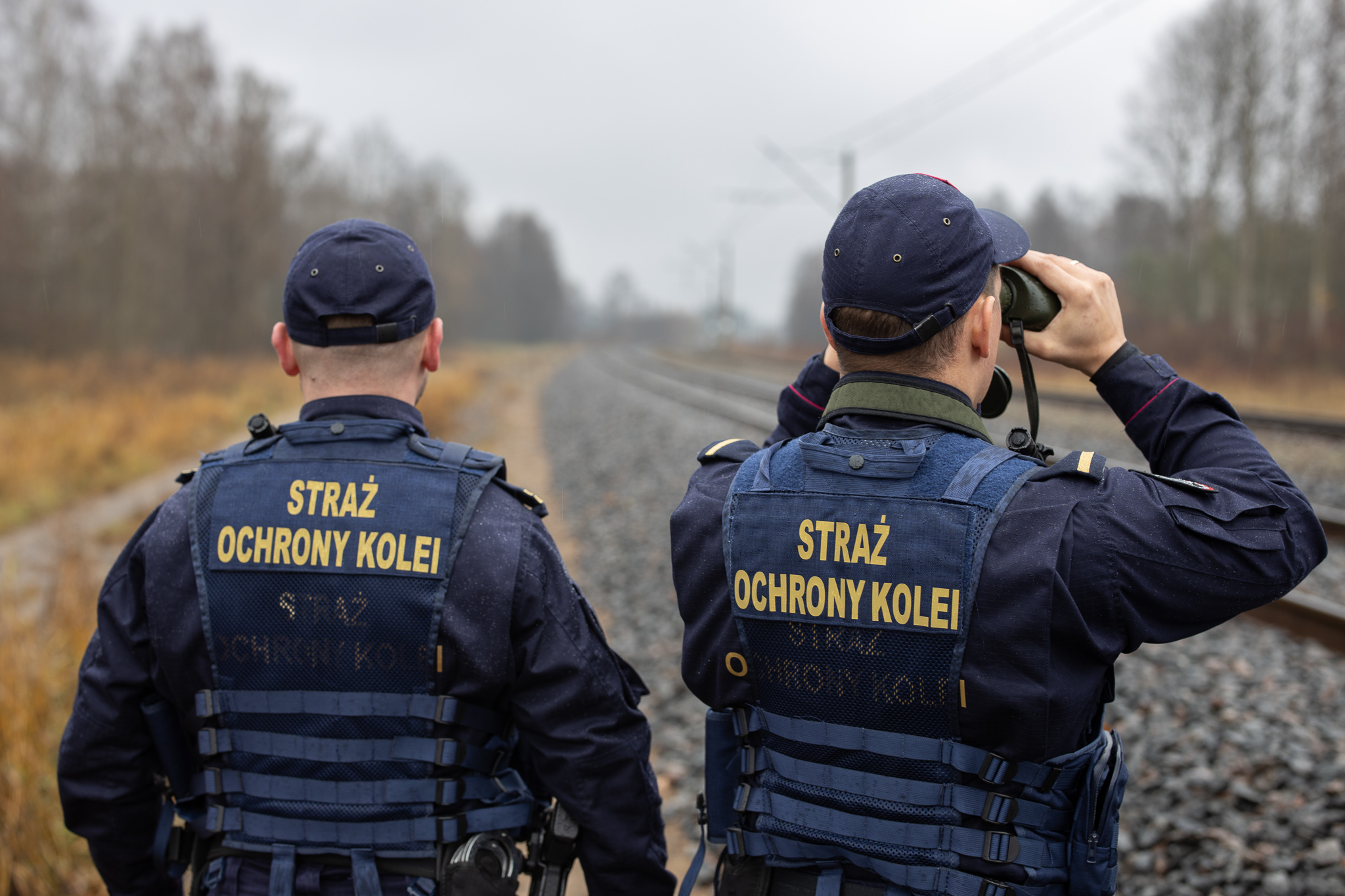 Funkcjonariusze Straży Ochrony Kolei wspierają Straż Graniczną w walce z nielegalną migracją (zdjęcia)