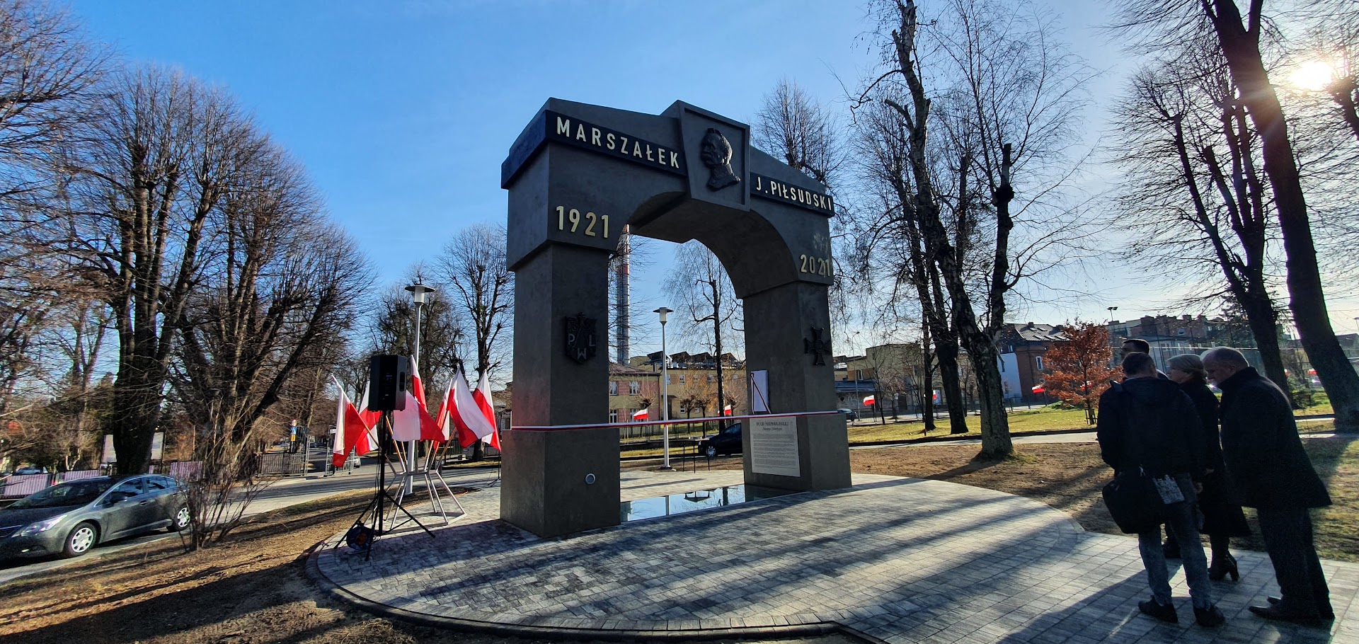 W naszym regionie odsłonięto łuk triumfalny. To jedyna tego typu budowla w Polsce (zdjęcia)