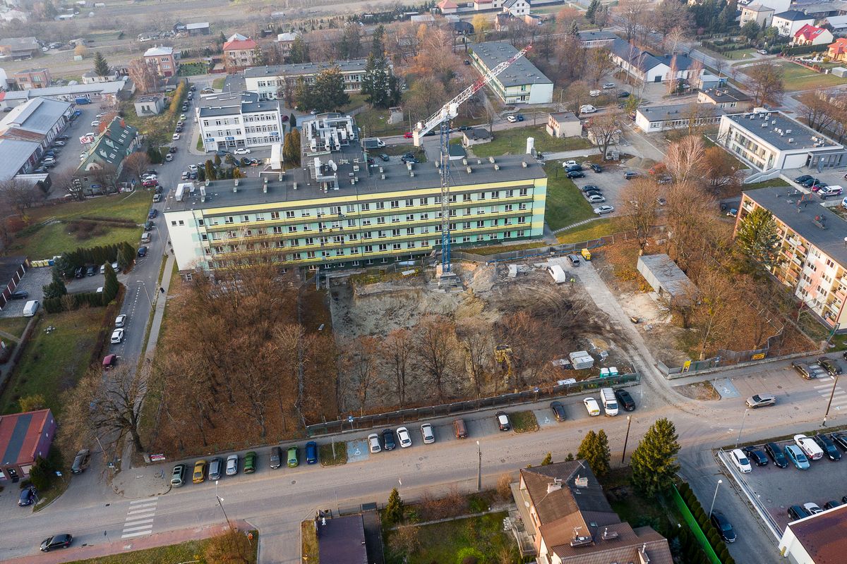 Ruszyła rozbudowa szpitala w Kraśniku. Powstanie tam nowoczesna porodówka (zdjęcia)
