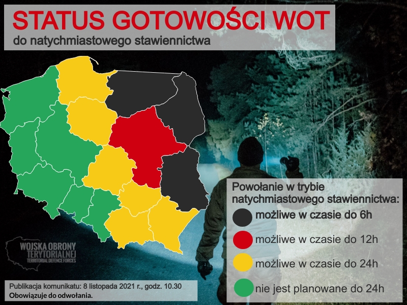 „Podnosimy gotowość naszych sił w odpowiedzi na agresywne działania strony białoruskiej” (wideo)