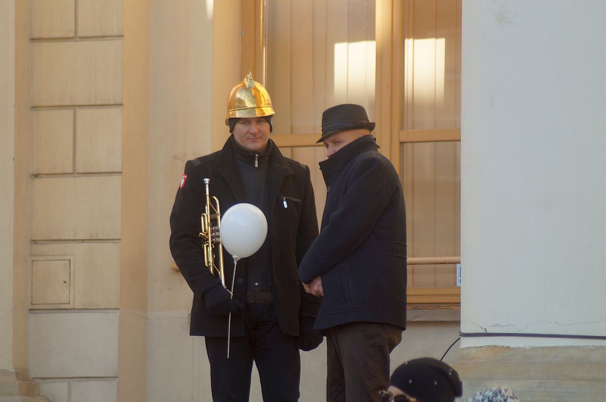 Ma na imię Onufry i stanął przed Ratuszem. To pierwszy z przystanków na planowanym „Szlaku Koziołka Lubelskiego” (zdjęcia)