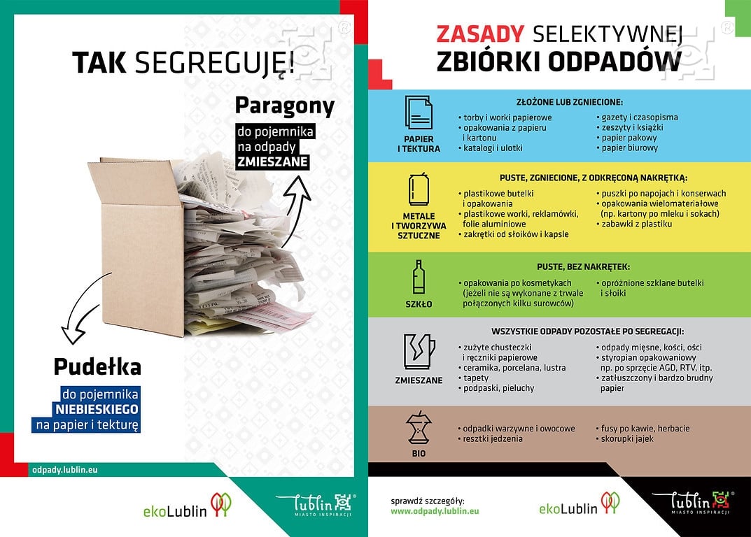 Zasady odbioru odpadów w Lublinie od 1 stycznia. Sprawdź, co się zmieni