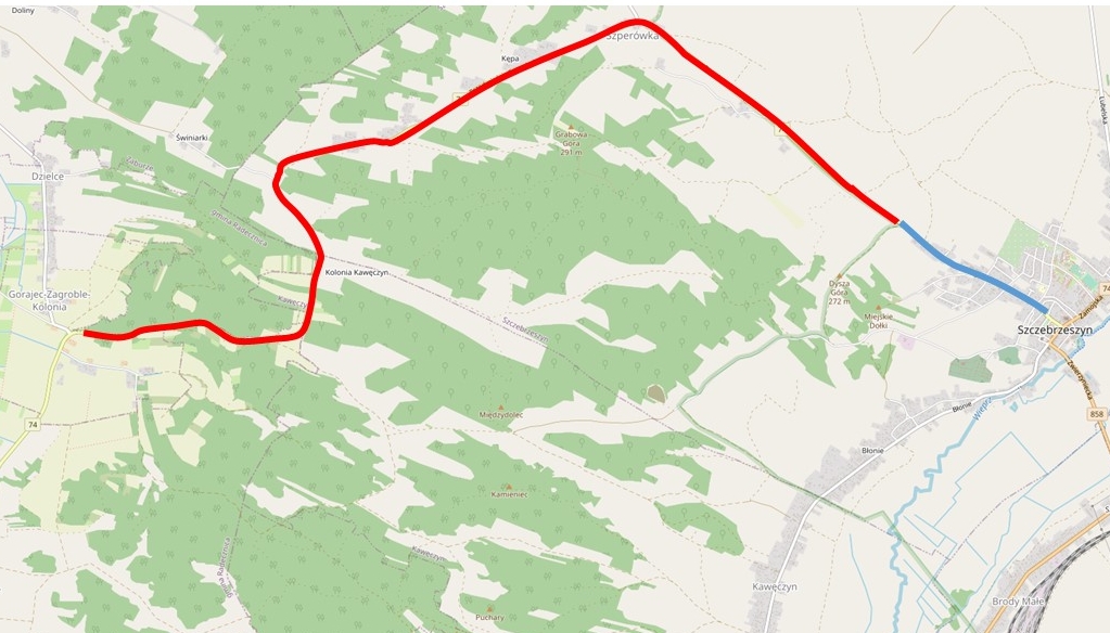 Trwają przygotowania do przebudowy kolejnego odcinka drogi krajowej nr 74. Prace mają ruszyć jeszcze w tym roku