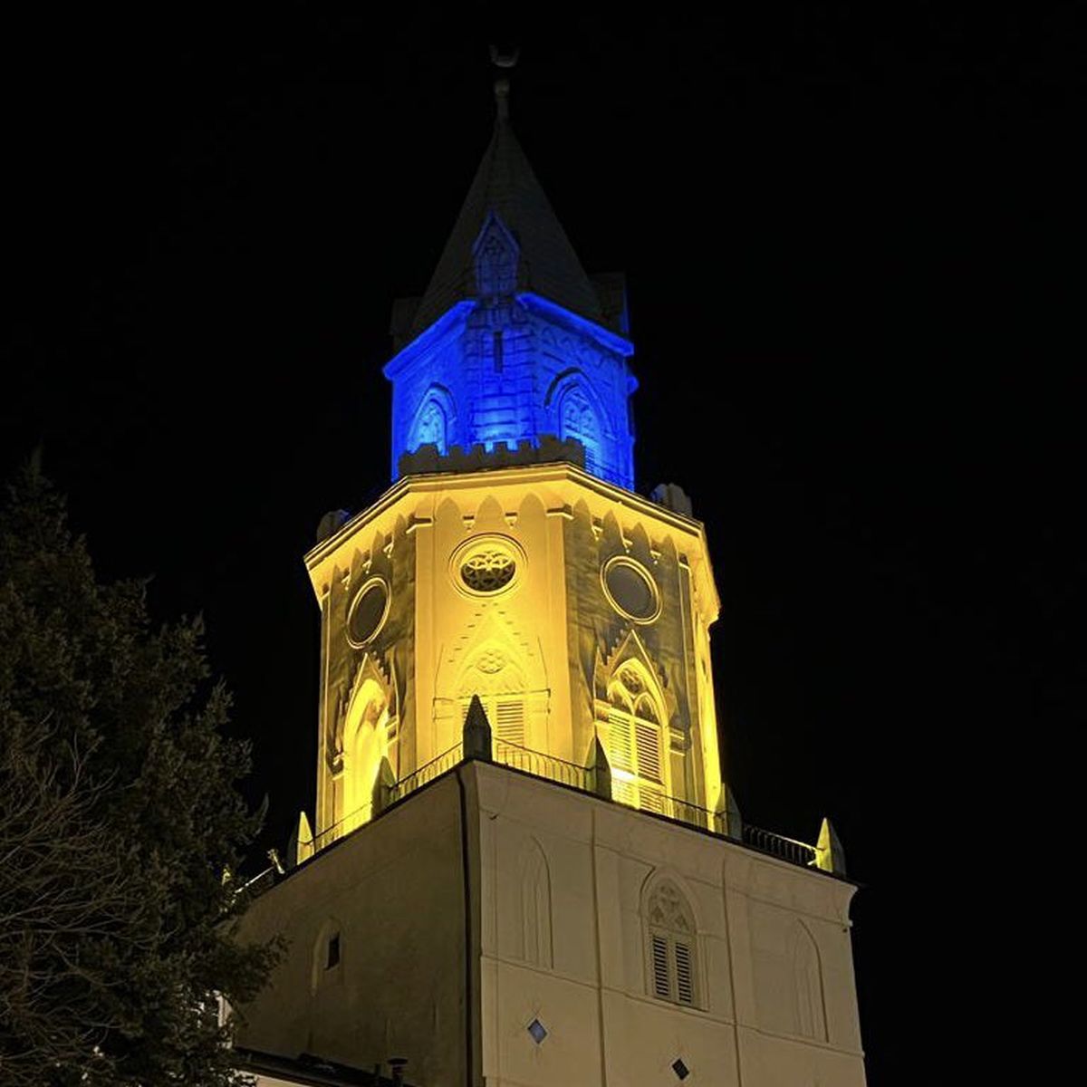 Lublin zostanie rozświetlony w niebiesko-żółte barwy. To wyraz solidarności z Ukrainą (foto)