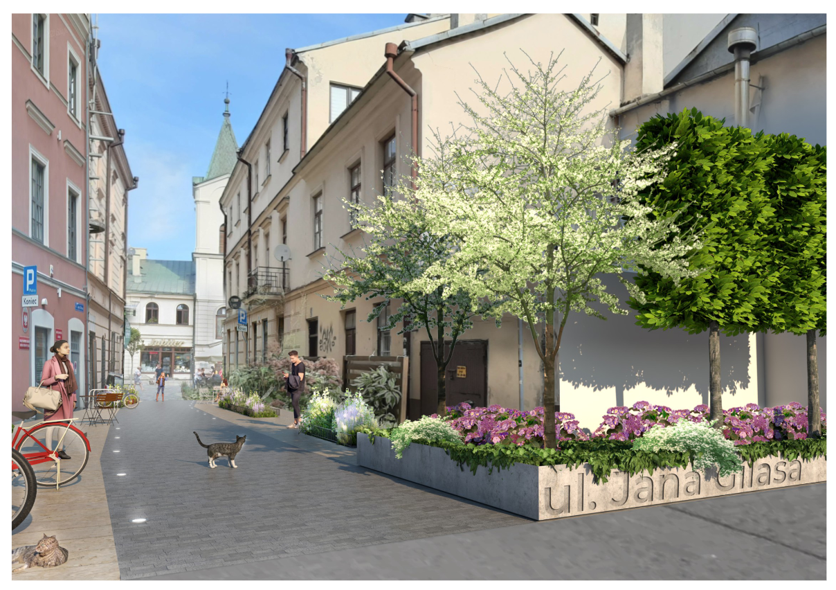 Są wstępne koncepcje nowego zagospodarowania pięciu ulic w ścisłym centrum Lublina (zdjęcia)