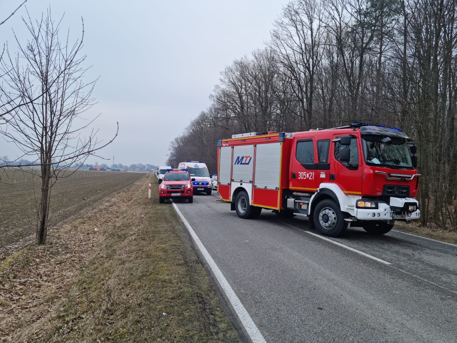 Lexus dachował w rowie. Wszystko przez kierowcę dostawczego auta (zdjęcia)