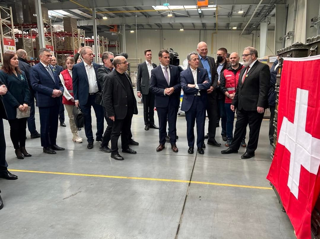 Na Lubelszczyźnie gościł dzisiaj prezydent Szwajcarii. Głównym celem wizyty była pomoc dla Ukrainy (zdjęcia)