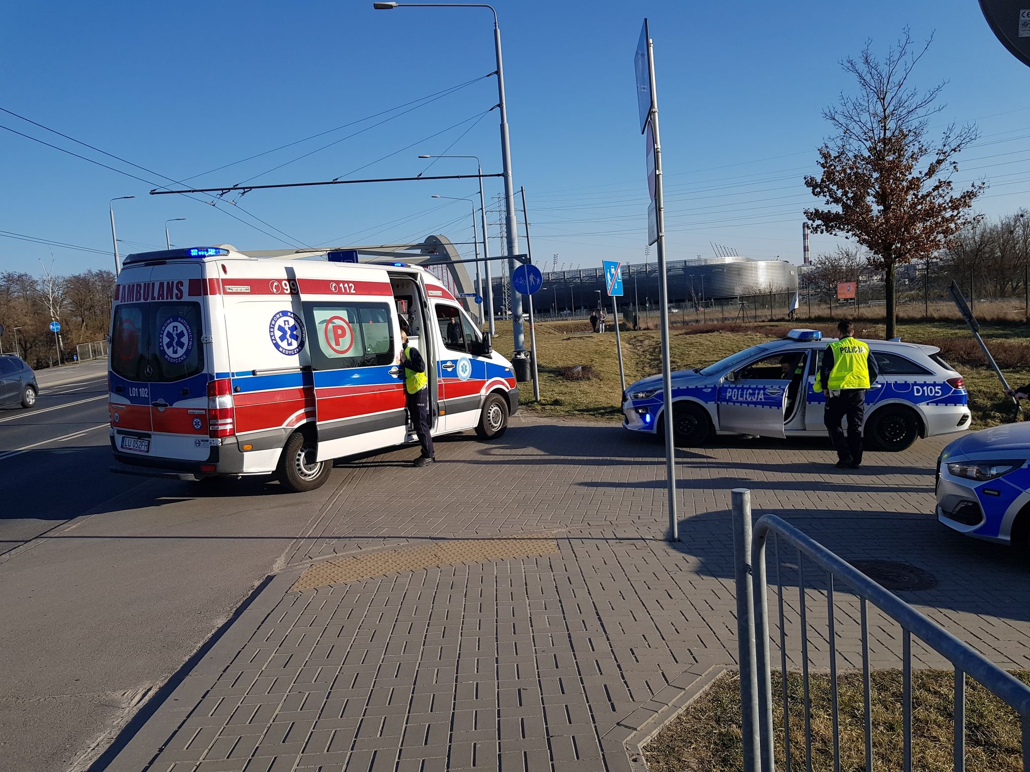 Motocyklista podejrzany o potrącenie policjanta w Lublinie został zatrzymany (zdjęcia)