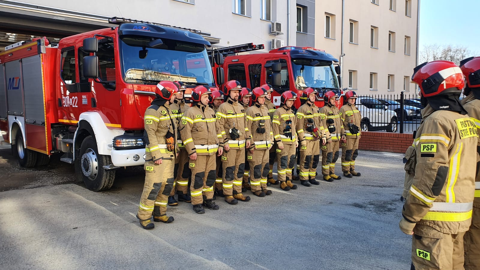 Minuta ciszy dla poległych strażaków z Ukrainy (zdjęcia)