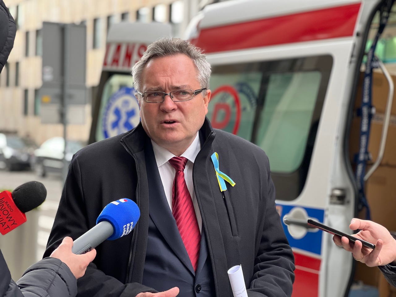 Kolejny ambulans z Lublina trafił na Ukrainę (zdjęcia)