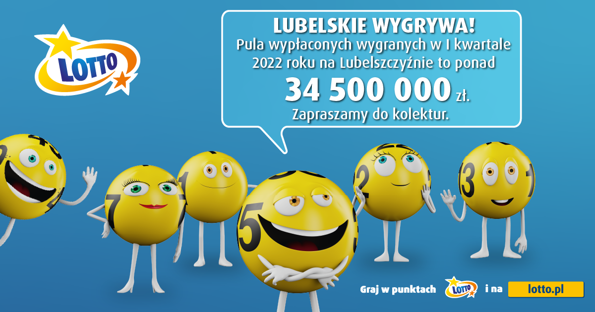 Wysokie wygrane w Lubelskiem w I kwartale 2022 roku Lublin112.pl