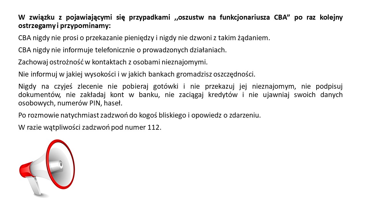 Była przekonana, że bierze udział w akcji CBA. Straciła ponad 120 tys. złotych